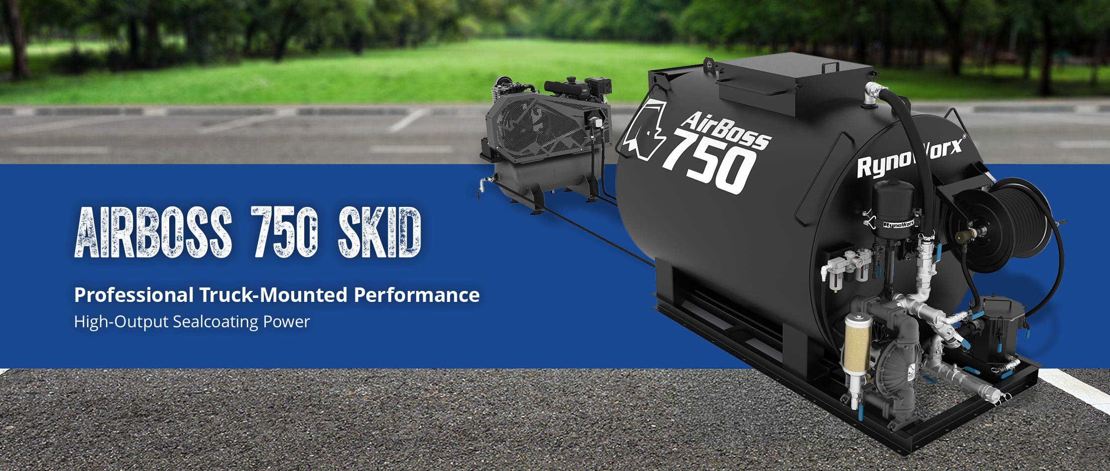 AirBoss 750 Skid Sealcoating System